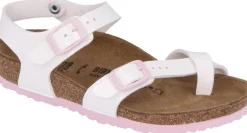 Sandali Bambino: 1014443 Taormina white/Rosa, Birko Flor Patent