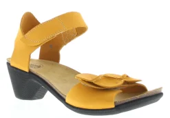 Sandali Donna: 522050396 Kruisdorp yellow, Nubuck