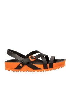 Sandali Donna: Art Company 1619 NAPPA BLACK-ORANGE /BURDEOS