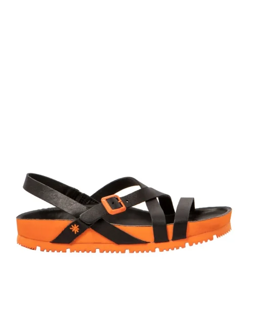 Sandali Donna: Art Company 1619 NAPPA BLACK-ORANGE /BURDEOS