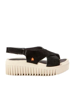 Sandali Donna: Art Company 1574S SILK SUEDE BLACK-CREAM/BRIGHTON