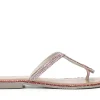 Sandali Donna: Cafè Noir C1GA1110 INFRADITO IN PELLE CON STRASS SFUMATI
