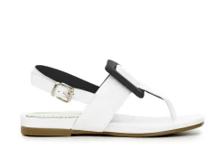 Sandali Donna: Cafè Noir C1GF1020 SANDALO INFRADITO IN PELLE CON FIBBIA FASCIATA IMBOTTITA