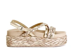 Sandali Donna: Cafè Noir C1HH9005 SANDALO ASIMMETRICO CON STRASS