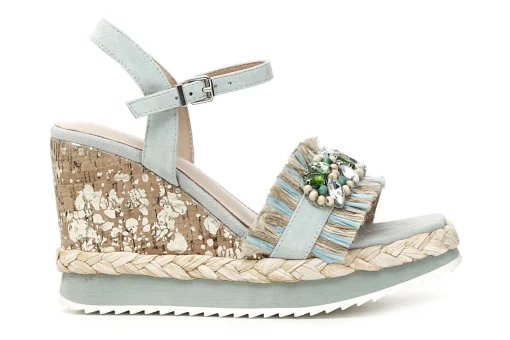 Sandali Donna: Cafè Noir C1HA5130 SANDALO RAFFIA MULTI E STRASS