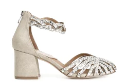 Sandali Donna: Cafè Noir C1LN9002 SANDALO GABBIA CHIUSO SUL DIETRO CON STRASS TRIANGOLO