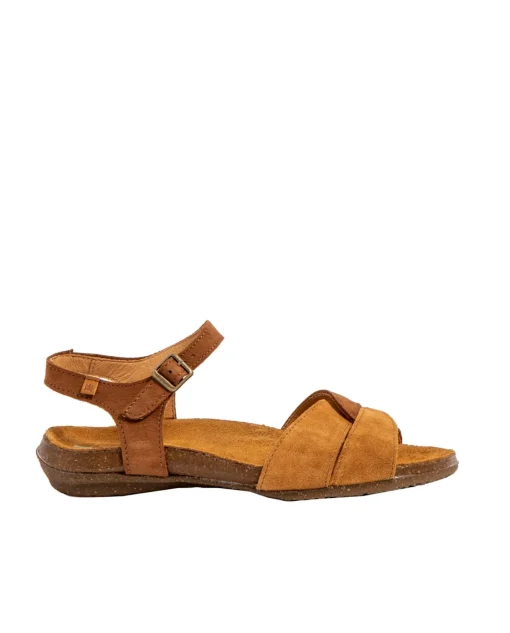 Sandali Donna: El Naturalista N5557 PLEASANT-SILK SUEDE WOOD / WAKATAUA SANDALI DONNA CUERO