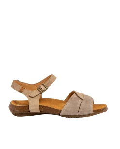 Sandali Donna: El Naturalista N5557 PLEASANT-SILK SUEDE PIEDRA / WAKATAUA SANDALI DONNA GREY
