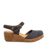 Sandali Donna: El Naturalista N5001 PLEASANT OCEAN / LEAVES SANDALI DONNA BLUE