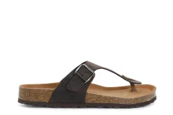 Sandali Uomo: Cafè Noir C1XP1004 INFRADITO IN PELLE CON FIBBIA