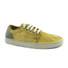 SATORISAN 110088 HEISEI psychadelic khaki giallo scarpe sneakers uomo lacci tessuto