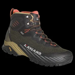 Scarpe da Trekking Uomo: Kayland 018022485 DUKE MID GTX BLACK OCHER