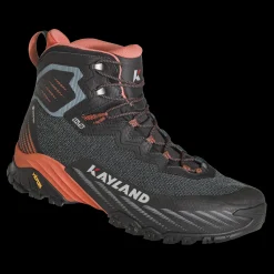 Scarpe da Trekking Uomo: Kayland 018022490 DUKE MID GTX BLACK ORANGE