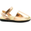 SKA AVARCA MAIORCA Salmon scarpe sandali bambina minorchine pelle strappo