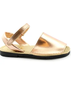 SKA AVARCA MAIORCA Salmon scarpe sandali bambina minorchine pelle strappo