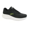 SKECHERS 232598 SKECH-LITE PRO black lime scarpe uomo lacci memory foam VEGAN