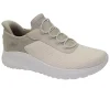 SKECHERS 117504 SLIP-INS BOBS SPORT SQUAD CHAOS bianco scarpe donna memory foam VEGAN