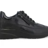 Sneakers Donna: Sneakers donna in pelle nero k55439