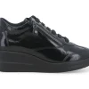 Sneakers Donna: Sneakers donna in vernice nero r25625w