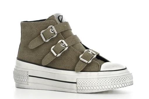Sneakers Donna: Cafè Noir C1DM9002 SNEAKERS MID 3 FIBBIE