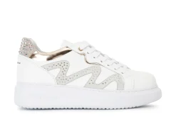 Sneakers Donna: Cafè Noir C1DE1012 SNEAKERS CON BORCHIE SU DETTAGLIO LATERALE