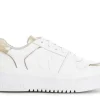 Sneakers Donna: Cafè Noir C1DC1001 SNEAKERS IN PELLE CON LOGO IN RILIEVO