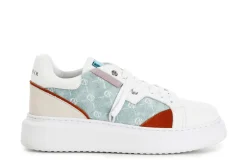 Sneakers Donna: Cafè Noir C1DE9830 SNEAKERS IN TESSUTO E PELLE
