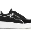 Sneakers Donna: Cafè Noir C1DE1810 SNEAKERS IN PELLE CON DETTAGLIO SPECCHIO