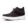 Sneakers Donna: FitFlop ÜBERKNIT SLIP-ON HIGH TOP TM SNEAKER BLACK/BRONZE MET.