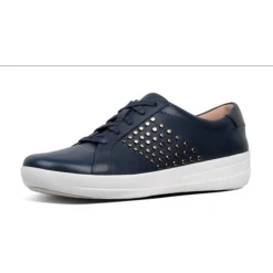 Sneakers Donna: FitFlop NEW TENNIS SNEAKER ROCK STUD MIDNIGHT NAVY