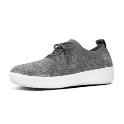 Sneakers Donna: FitFlop UBERNKIT SNEAKER CRYSTAL CHARCOAL/DUSTY GREY