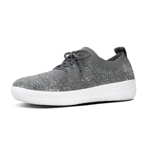 Sneakers Donna: FitFlop UBERNKIT SNEAKER CRYSTAL CHARCOAL/DUSTY GREY