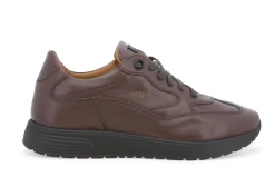 Sneakers Uomo: Sneakers uomo in pelle marrone u16252w