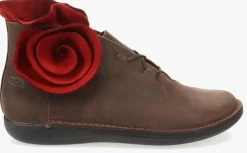 Sportive Casual Donna: 684632693 Nekkeveld Truffle/Ruby Wine, Pull-up Nubuck