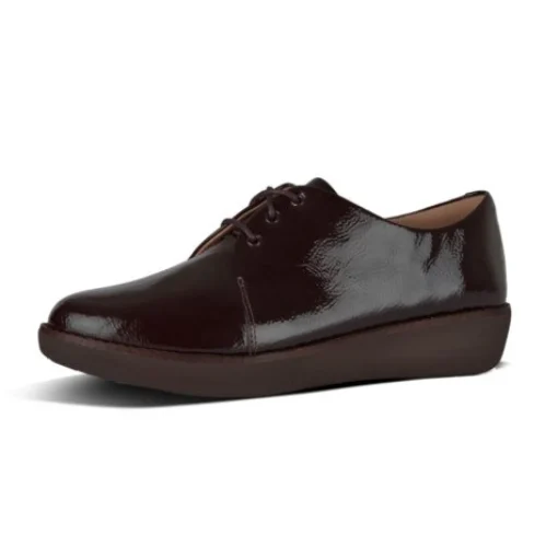 Sportive Casual Donna: FitFlop DERBY CRINKLE PATENT BERRY