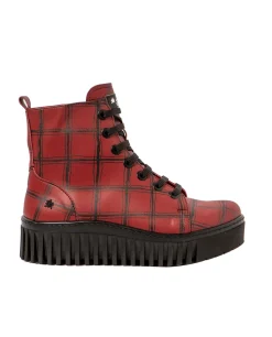 Stivaletti / Scarpe Alte Donna: Art Company 1513F FANTASY RED TARTAN/BRIGHTON