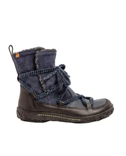 Stivaletti / Scarpe Alte Donna: El Naturalista N5455 MULTI LEATHER BLACK-OCEAN/ NIDO STIVALETTO DONNA BLACK