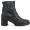 Stivaletti / Tronchetti Donna: Tronchetto donna in pelle nero l5331w