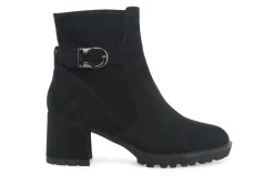 Stivaletti / Tronchetti Donna: Tronchetto donna in camoscio nero l5331w