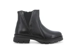 Stivaletti / Tronchetti Donna: Stivaletto donna in pelle nero 034345