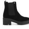 Stivaletti / Tronchetti Donna: Tronchetto donna in camoscio nero 018869w