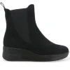 Stivaletti / Tronchetti Donna: Stivaletto donna in camoscio nero r25651w