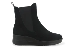 Stivaletti / Tronchetti Donna: Stivaletto donna in camoscio nero r25651w