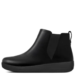 Stivaletti / Tronchetti Donna: FitFlop SUPERCHELSEA TM BOOT- Black Leather