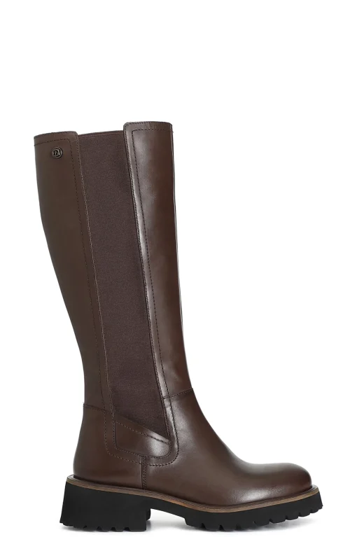 Stivaletti / Tronchetti Donna: Cafè Noir C1FE1000 STIVALE IN PELLE CON ELASTICI