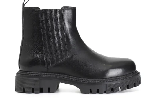 Stivaletti / Tronchetti Donna: Cafè Noir C1XV1094 TRONCHETTO IN PELLE CON ELASTICO