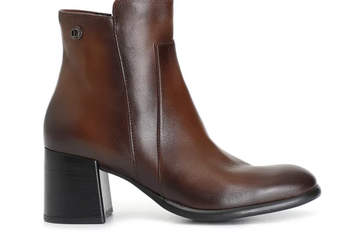 Stivaletti / Tronchetti Donna: Cafè Noir C1LC1101 TRONCHETTO IN PELLE CON CERNIERA