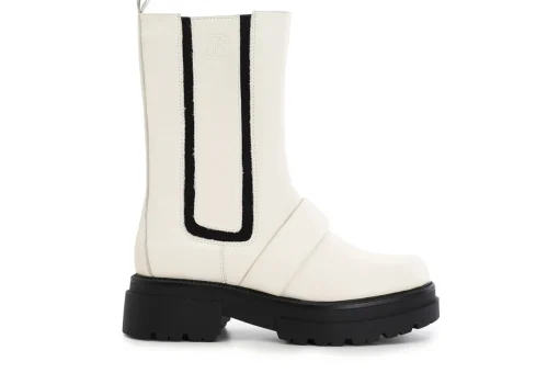 Stivaletti / Tronchetti Donna: Cafè Noir C1EC1060 TRONCHETTO ELASTICO CON LOGO CN