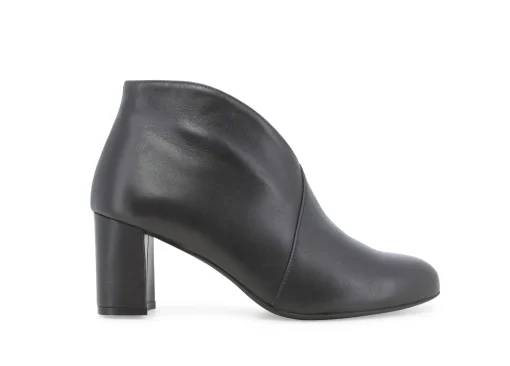 Stivaletti / Tronchetti Donna: Stivaletto donna in pelle moro z420w