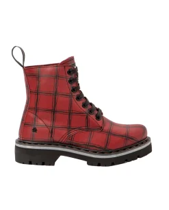 Stivaletti / Tronchetti Uomo: Art Company 1166P FANTASY RED TARTAN / MARINA